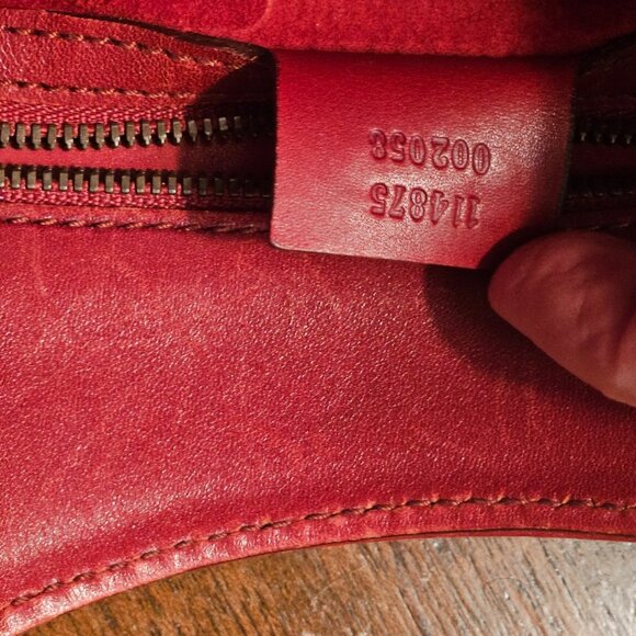 Gucci Vintage Red Leather Bag - Picture 4 of 7